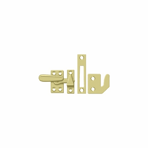 DELTANA CF066-3 Window Lock Csmnt Fast 1-5/8 Brass Us3