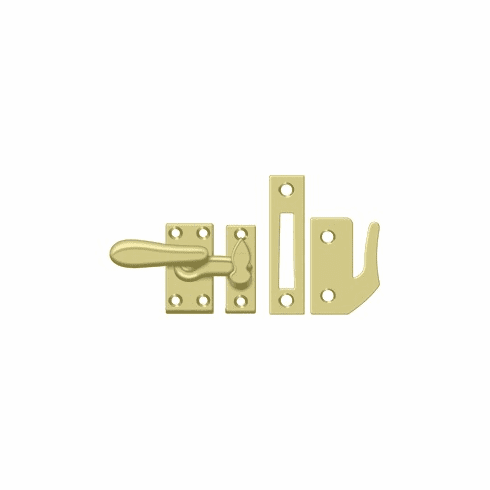 DELTANA CF66-3 Window Lock Csmnt Fast 2-1/8 Brass Us3