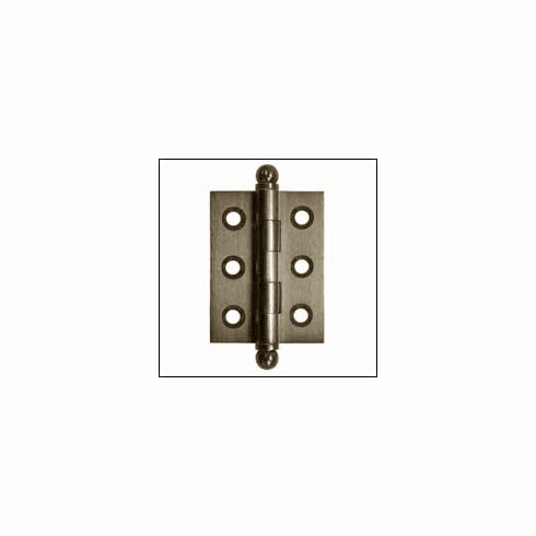 Deltana CH2015 Cabinet Hinge, w/ Ball Tips 2 inch x 1.5 inch (PAIR)
