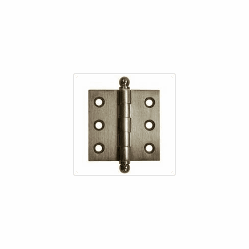 Deltana CH2020 Cabinet Hinge, w/ Ball Tips 2 inch x 2 inch (PAIR)