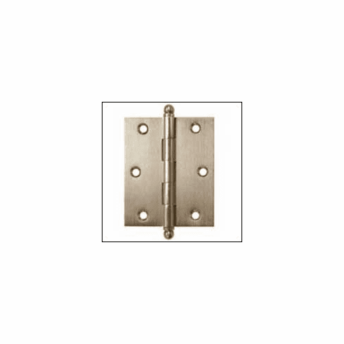 Deltana CH3025 Cabinet Hinge, w/ Ball Tips 3 inch x 2 1/2 inch (PAIR)