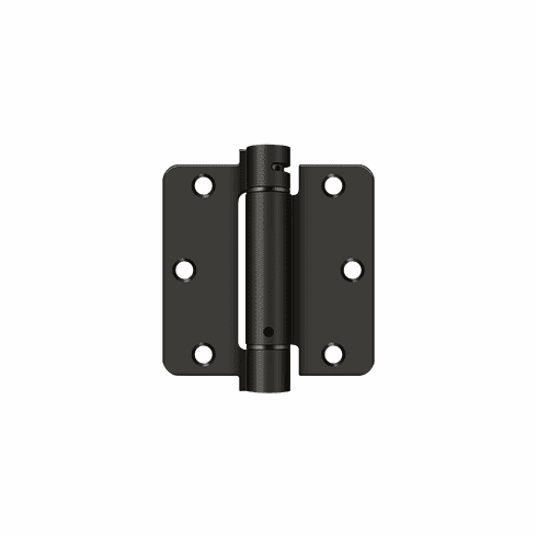 DELTANA DSH35R4-10B 3-1/2X3-1/2X1/4 Rc Stl Spring Hinge 10B