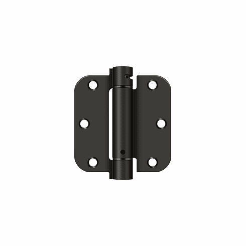 DELTANA DSH35R5-10B 3.5X3.5-5/8Radius-Spr.Hinge