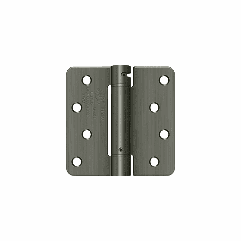 DELTANA DSH4R4-15A 4 X 4-1/4 Radius Spr. Hinge