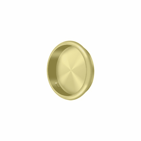 DELTANA FP221R-3 2-1/8 Flush Pull Round Brass Us3