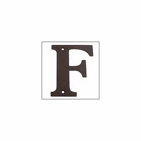 Deltana RL4F Residential Letter F 4 inch
