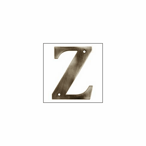 Deltana RL4Z Residential Letter Z 4 inch