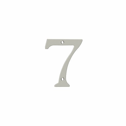 DELTANA RN4-7-15 4 House Number #7 Solid Brass Us15