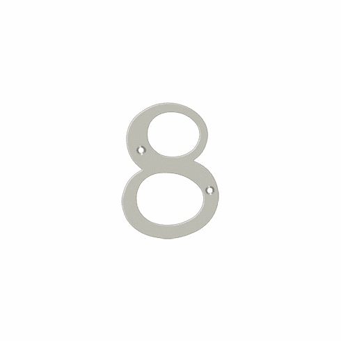 DELTANA RN4-8-15 4 House Number #8 Solid Brass Us15