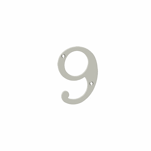 DELTANA RN4-9-15 4 House Number #9 Solid Brass Us15