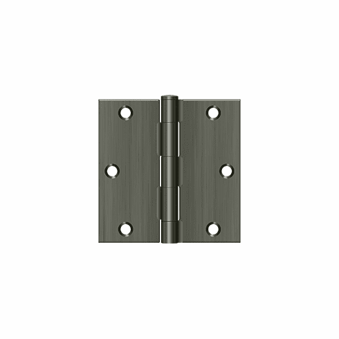 DELTANA S35-15A 3-1/2 X Sq Res Steel Hinge Us15A
