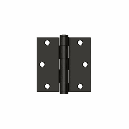 DELTANA S35HD-10B 3-1/2 X Sq Steel Hinge Hd Us10B