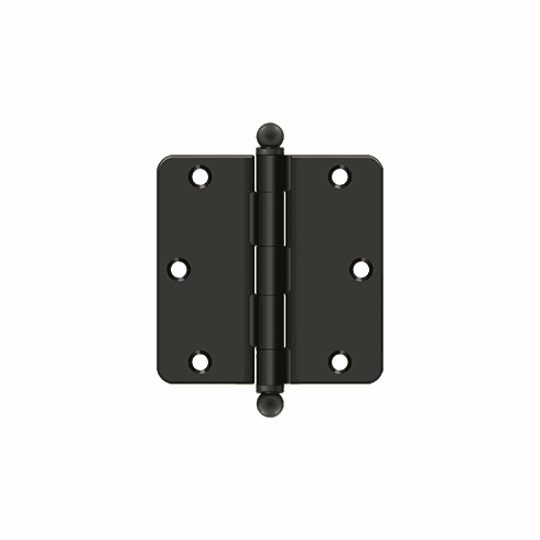 DELTANA S35R4-10B-BT 3.5 X 1/4 Rc Hinge W/ Ball Tips