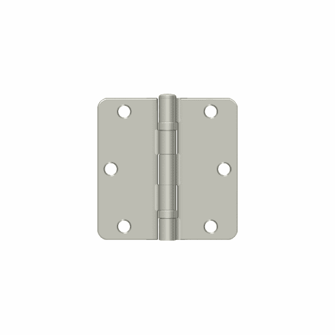 DELTANA S35R4BB-15-PR 3-1/2X3-1/2X1/4 Rc Bb Steel Hinge Us15