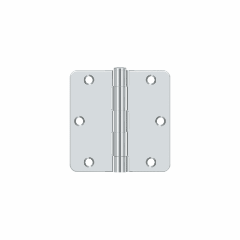 DELTANA S35R4BK-26-PR 3-1/2X3-1/2X1/4 Rc Bk Steel Hinge Us26