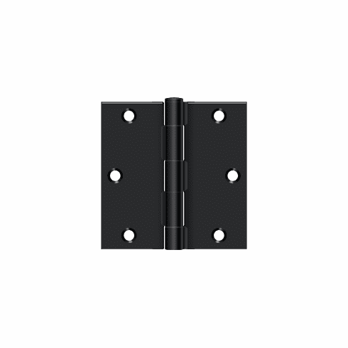 DELTANA S35U1B-R 3-1/2 X Sq Res Steel Hinge Us1B