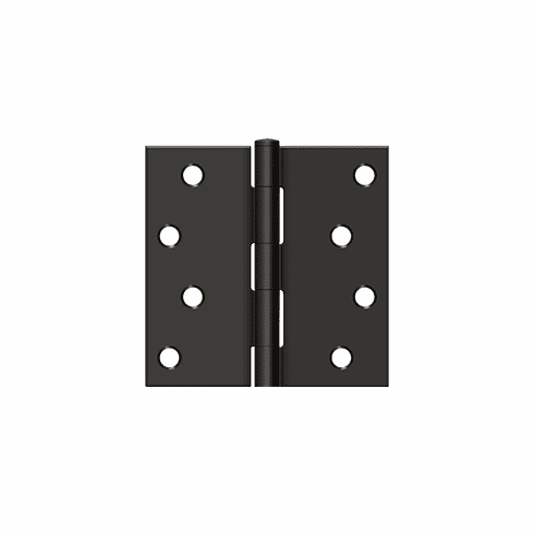 DELTANA S44-10B-R 4 X Square Res Steel Hinge Us10B