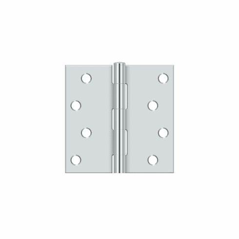 DELTANA S44-26-R 4 X Square Res Steel Hinge Us26
