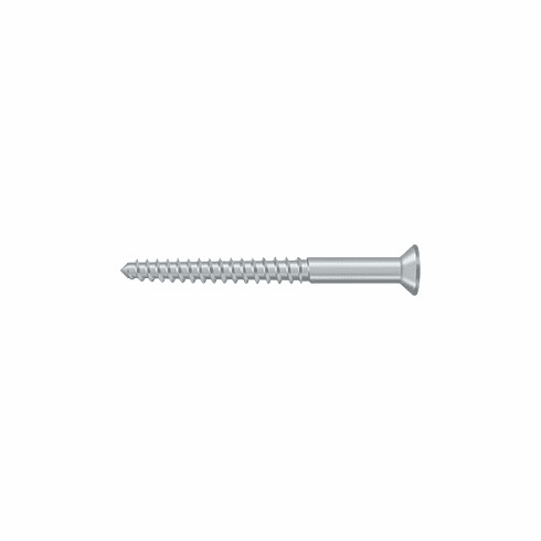DELTANA SCWB1225-26D #12 X 2-1/2 Wood Screw Brass Us26D