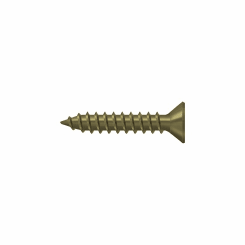 DELTANA SCWS910-5 #9 X 1 Wood Screw Antique Brass