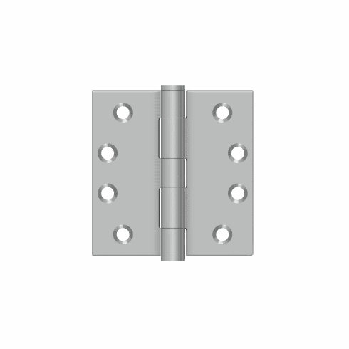 DELTANA SS44-32D-PR 4 X Sq Standard Steel Hinge Us32D