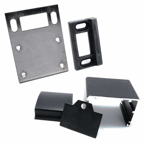 DETEX 101879-2 Narrow Stile Kit - 711 Black