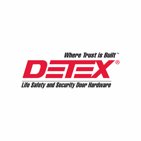 DETEX 102238-4 Detx Standard Glass DR Trim 01C Alum.