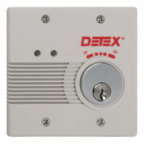 DETEX EAX-2500F-RWE Detx Flush Mt Ac/Dc Powered Alarm - Gray