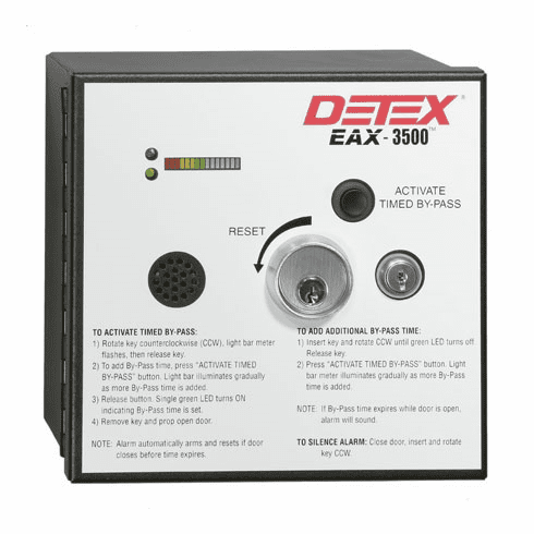 DETEX EAX-3500 Eax-3500 Timed Bypass Exit Alarm EAX3500 EAX 3500
