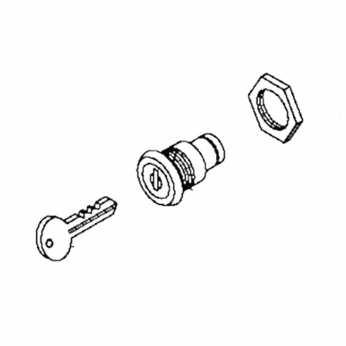 DETEX PP-5572 X DT012 Cover Lock With 2 Keys