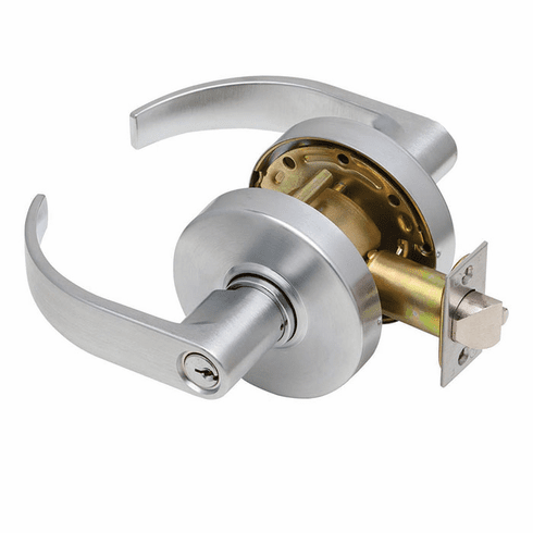 DEXTER COMMERCIAL C1000-ASYL-C-626-KDC C1000 Curved Lever Asylum Lockset C1000ASYLC626KDC C1000 ASYL C 626 KDC