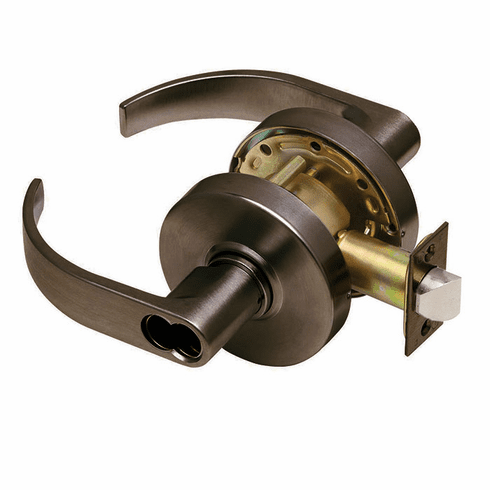 DEXTER COMMERCIAL C1000-CLRM-C-626-SFIC C1000 Curved Lever Classroom Lockset C1000CLRMC626SFIC C1000 CLRM C 626 SFIC