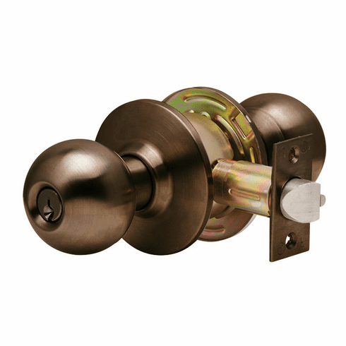 DEXTER COMMERCIAL C2000-CLRM-B-613-KDC C2000 Ball Knob Classroom Lockset C2000CLRMB613KDC C2000 CLRM B 613 KDC