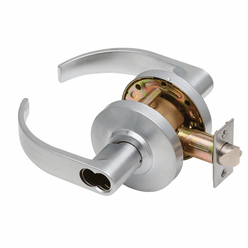 DEXTER COMMERCIAL C2000-CLRM-C-626-SFIC C2000 Curved Lever Classroom Lockset C2000CLRMC626SFIC C2000 CLRM C 626 SFIC