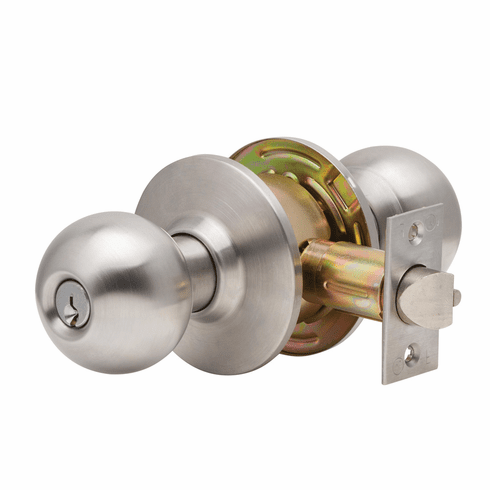 DEXTER COMMERCIAL C2000-ENTR-B-630-KDC C2000 Ball Knob Keyed Entry Lockset C2000ENTRB630KDC C2000 ENTR B 630 KDC
