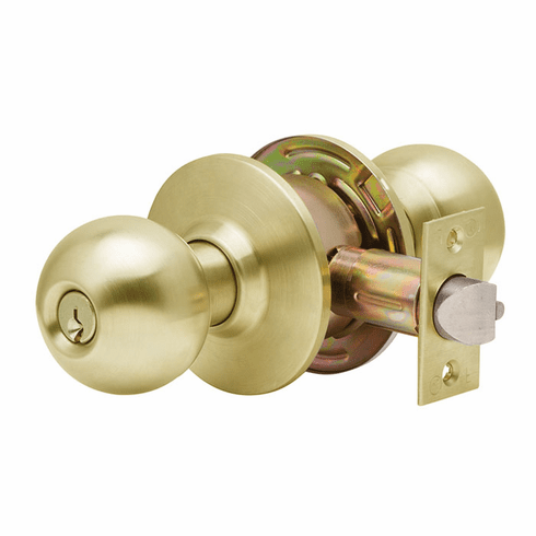 DEXTER COMMERCIAL C2000-STRM-B-605-KDC C2000 Ball Knob Storeroom Lockset C2000STRMB605KDC C2000 STRM B 605 KDC