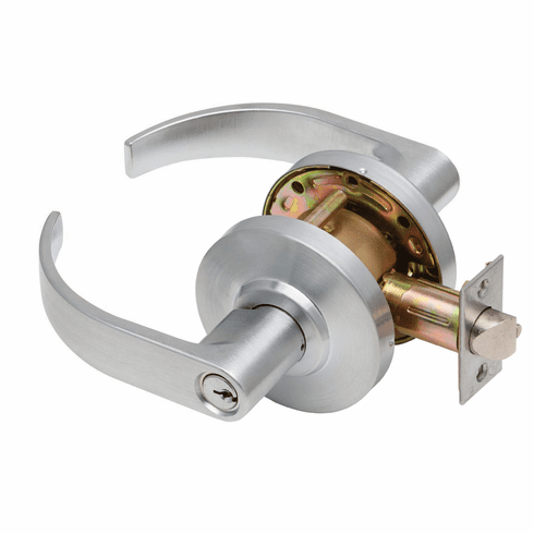 DEXTER COMMERCIAL C2000-STRM-C-626-KDC C2000 Curved Lever Storeroom Lockset C2000STRMC626KDC C2000 STRM C 626 KDC