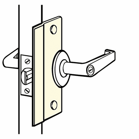 DON SLP-206-BP Latch Protector Brass