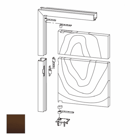 DORMA OPH750F-RH-613 Oph750F Fire Rated Offset Pivot Set -Rh OPH750FRH613 OPH750F RH 613
