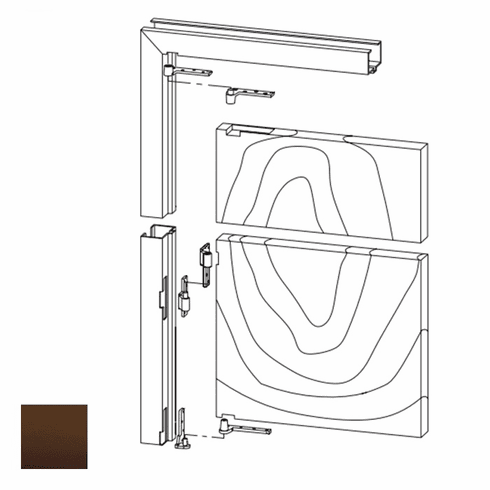 DORMA OPJ350-LH-613 Opj350 Offset Pivot Set -Lh OPJ350LH613 OPJ350 LH 613