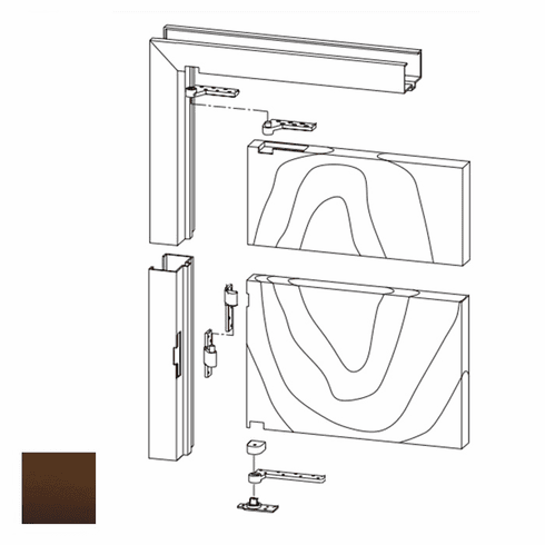 DORMA OPL440-RH-613 Opl440 Offset Pivot Set -Rh OPL440RH613 OPL440 RH 613