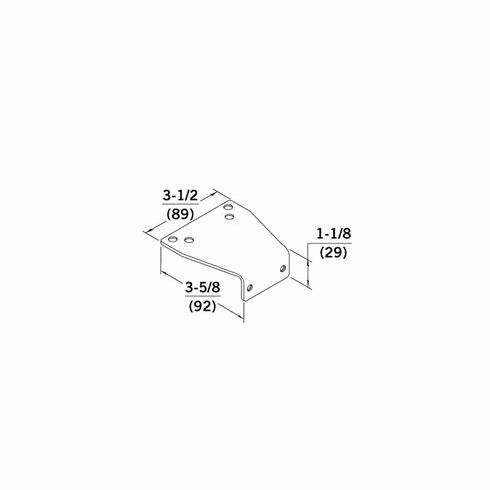 DORMA P86-696 Dorma Parallel Arm Brkt P86696 P86 696