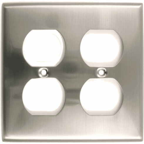 Double Recep Satin Nickel by Rusticware 786SN