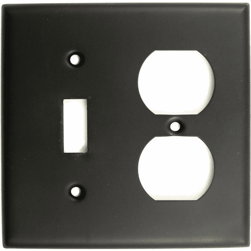 Double Switch & Recep Oil Rubbed Bronze by Rusticware 791ORB