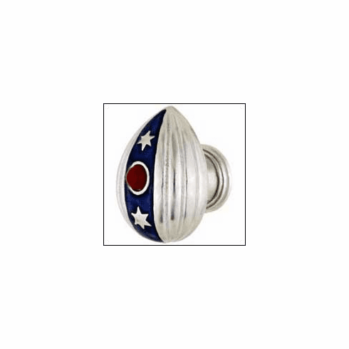 Emenee FAB1001-RS Faberge Easter Egg Pendant Cabinet Knob RS-Royal Silver