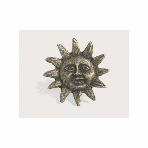 Emenee mk1002 Sun Cabinet Knob Length 1-7/8 inch, Width 1-7/8 inch