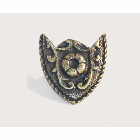 Emenee mk1003 Crest Cabinet Knob Length 1-5/8 inch, Width 1-5/8 inch