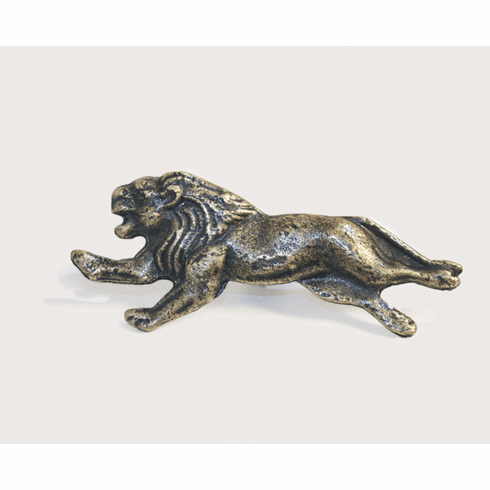Emenee mk1019 Lion Cabinet Knob Length 3 inch, Width 1/2 inch