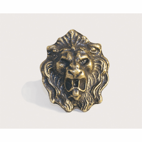 Emenee mk1035 Lion Head Cabinet Knob Length 1-1/2 inch, Width 1-1/4 inch