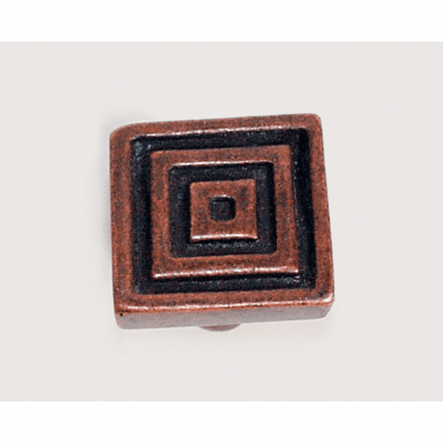 Emenee or102 Small Square Cabinet Knob Length 7/8 inch, Width 7/8 inch